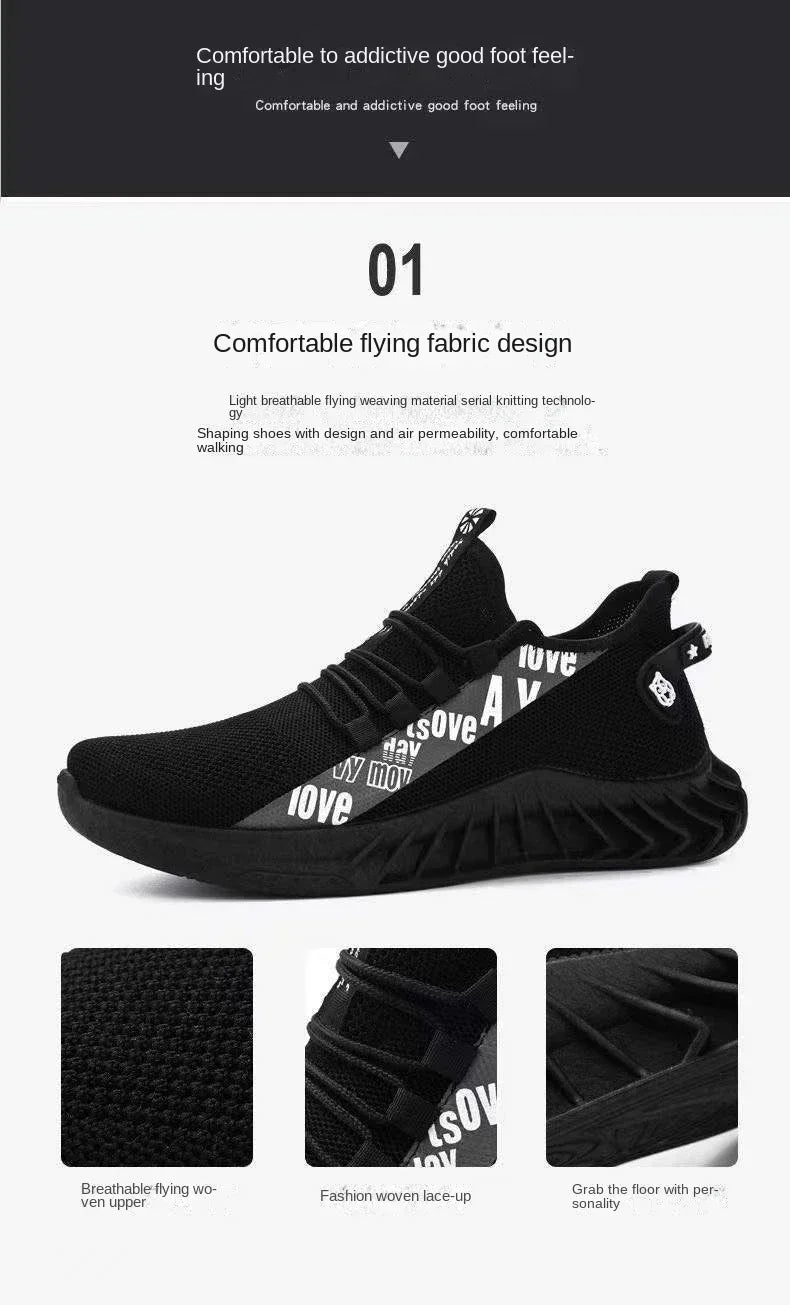 Sneakers for Men Fashion Men's Casual Sneakers Comfortable Breathable Running Tennis Shoes