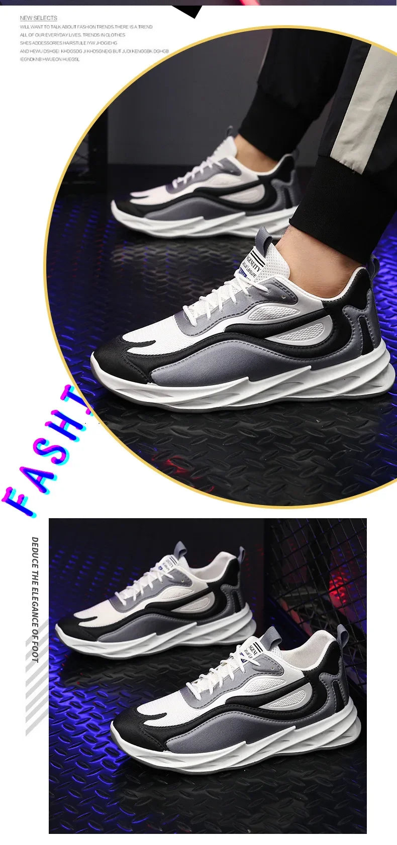 Men's shoes 2024 summer men's fabric single shoes breathable thick soled casual shoes men's Korean version trendy sports shoes