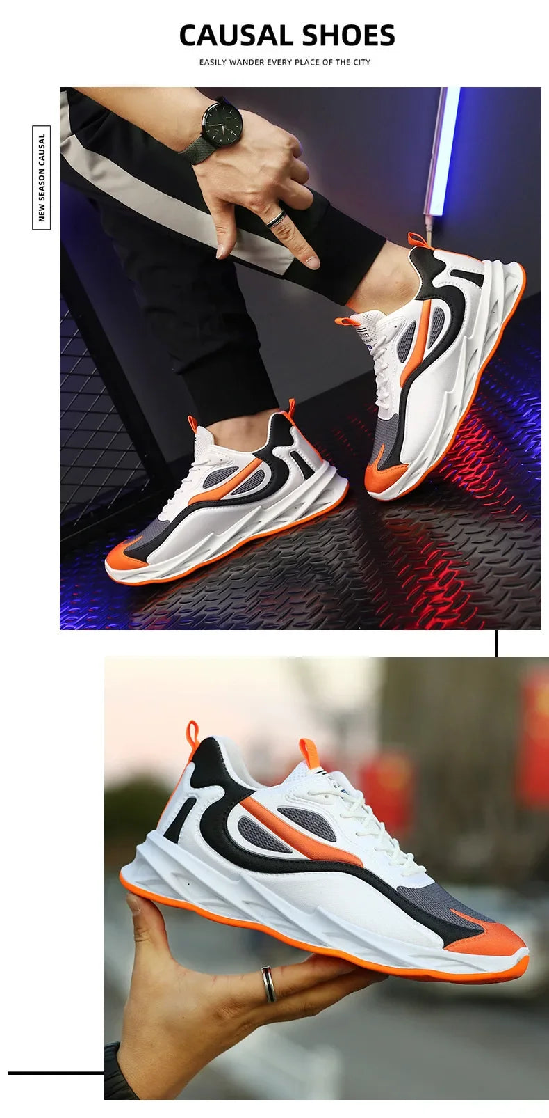 Men's shoes 2024 summer men's fabric single shoes breathable thick soled casual shoes men's Korean version trendy sports shoes