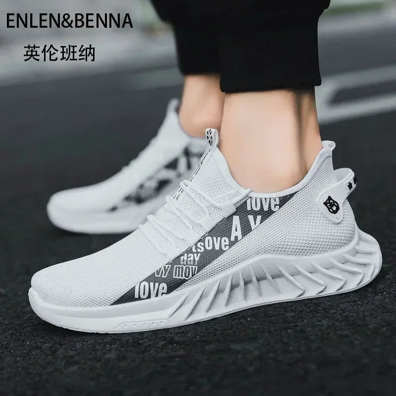 Sneakers for Men Fashion Men's Casual Sneakers Comfortable Breathable Running Tennis Shoes