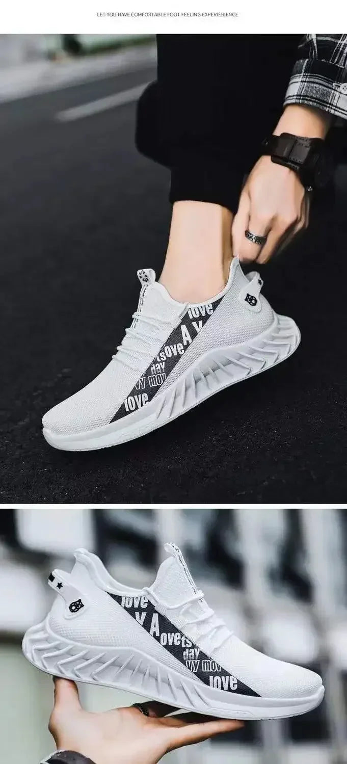 Sneakers for Men Fashion Men's Casual Sneakers Comfortable Breathable Running Tennis Shoes