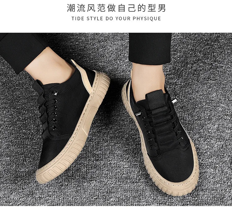 Summer Breathable Men Shoes Trend Mens Board Shoes Umbrella Canvas Sneakers All-match Sports Casual Shoes Flat alpargatas hombre