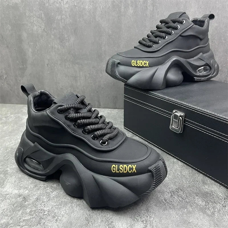 Designer Style Men Shoes Autumn Winter Comfortable Men's Thick Platform Sneakers Fashion Casual Shoes Sports Trainers Tenis